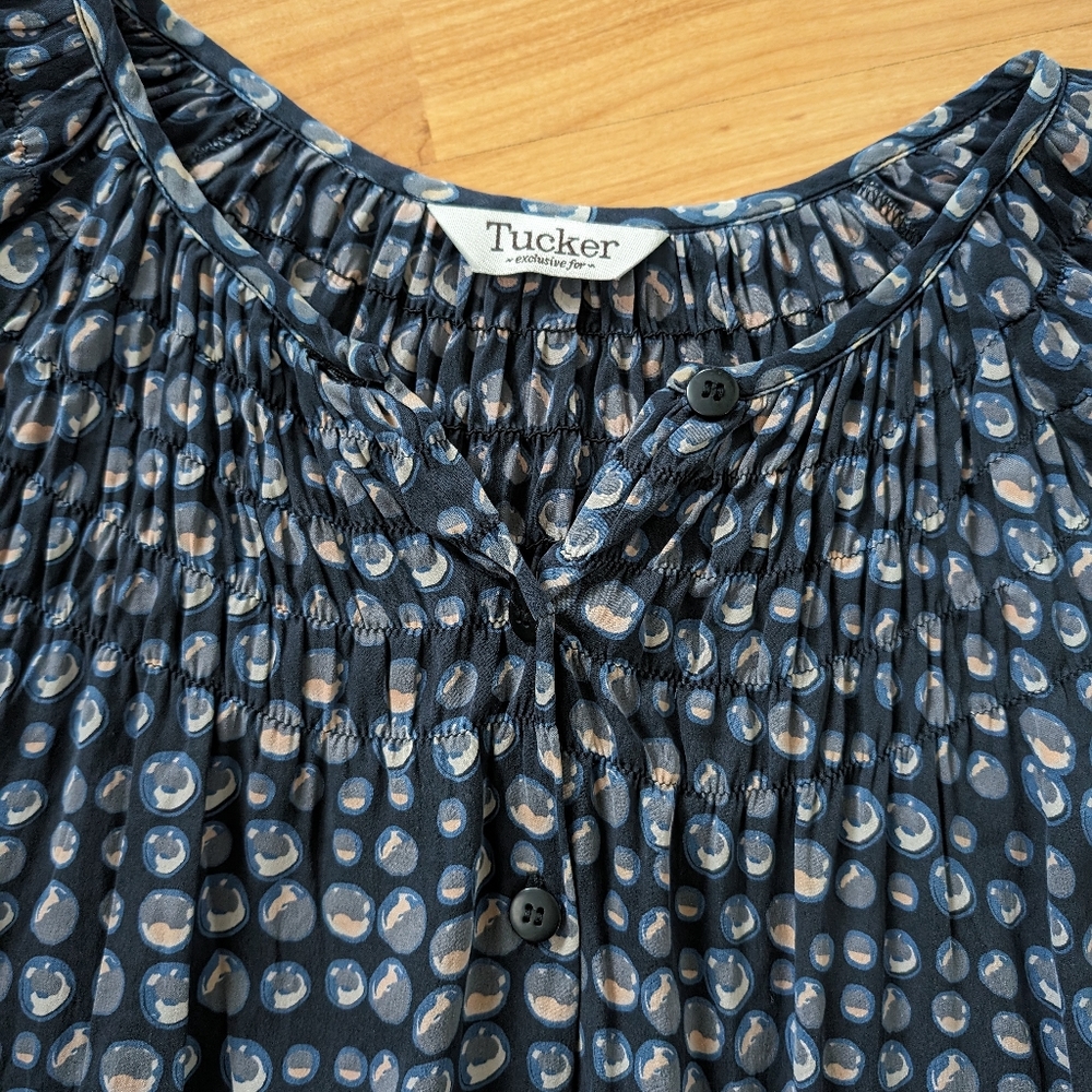 Tucker The Classic Blouse P S Dots Moon - Picture 6 of 9